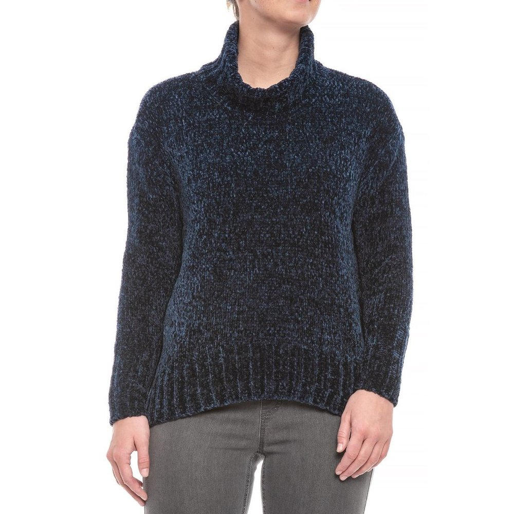 Cynthia Rowley Chenille Navy Sweater